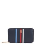 Tommy Hilfiger Large Zip Around Wallet, Space Blue/Multi