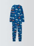 LEGO Kids' City Print Cotton Pyjama Set, Blue/Multi