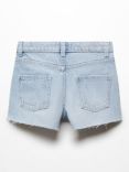 Mango Kids' Isa Frayed Denim Shorts