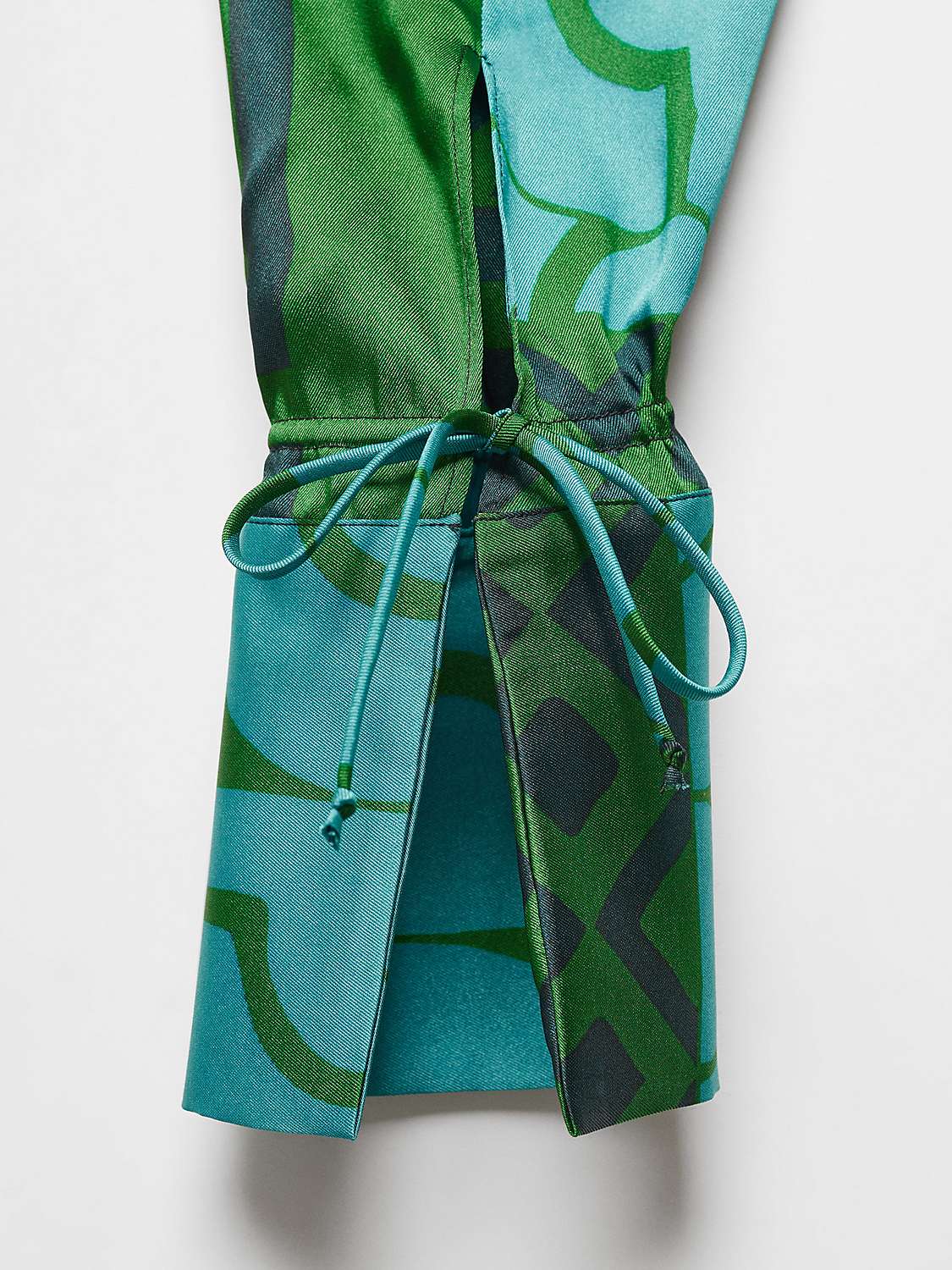 Buy Mango Monik Wrap Midi Dress, Blue Online at johnlewis.com