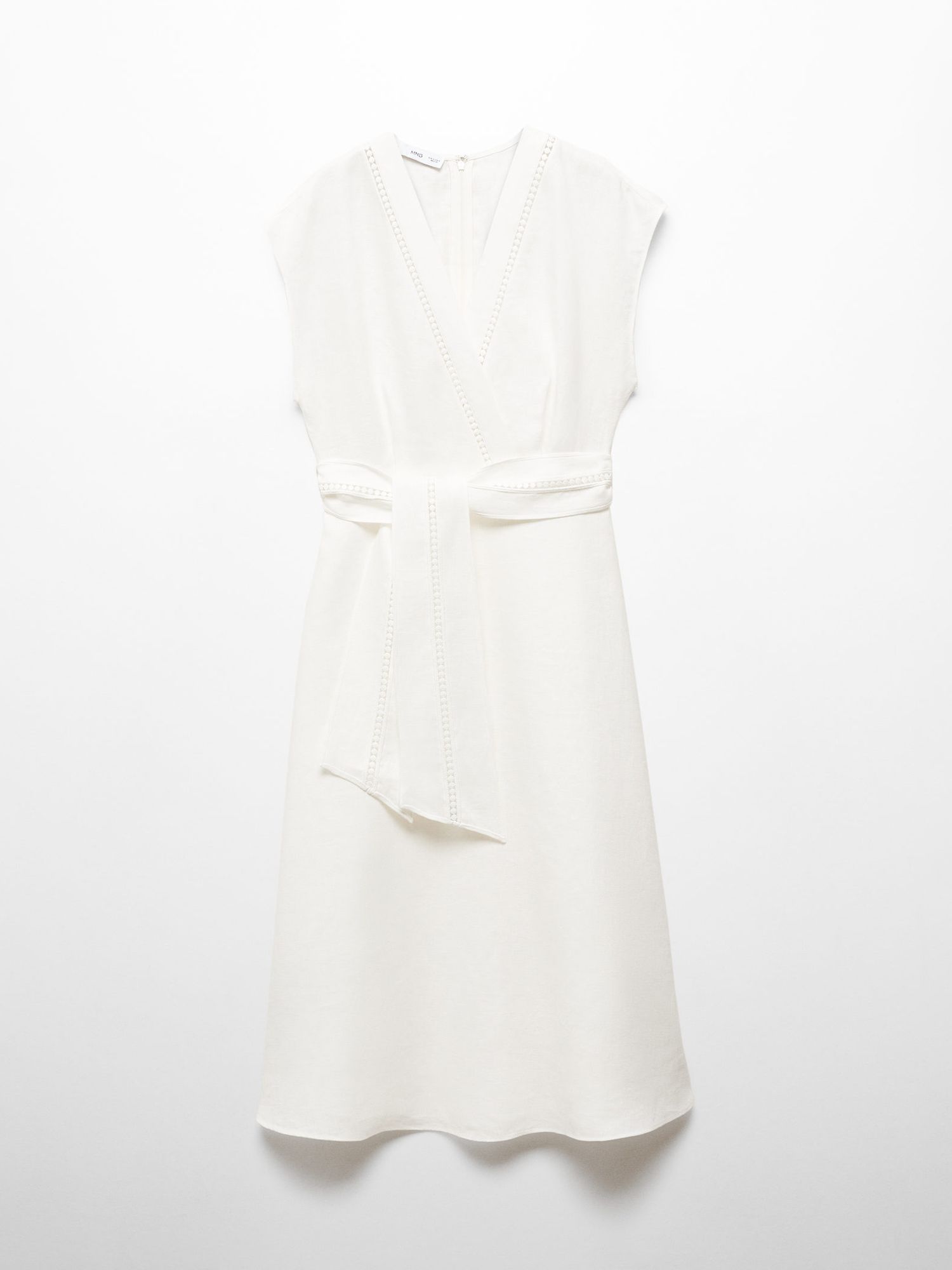 Buy Mango Nanda Linen Wrap Dress Online at johnlewis.com