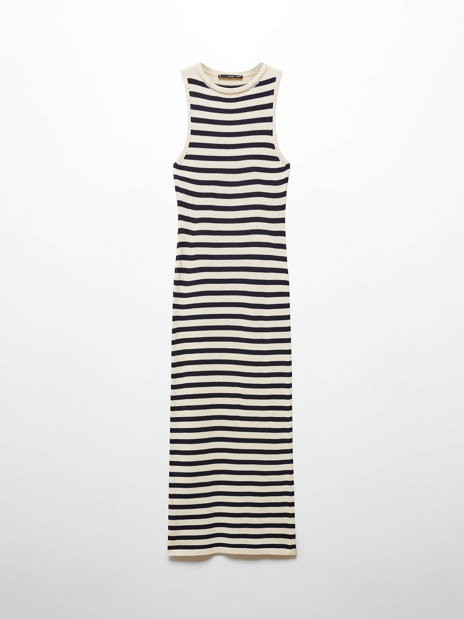 Buy Mango Eliot Knitted Midi Dress, Navy Online at johnlewis.com
