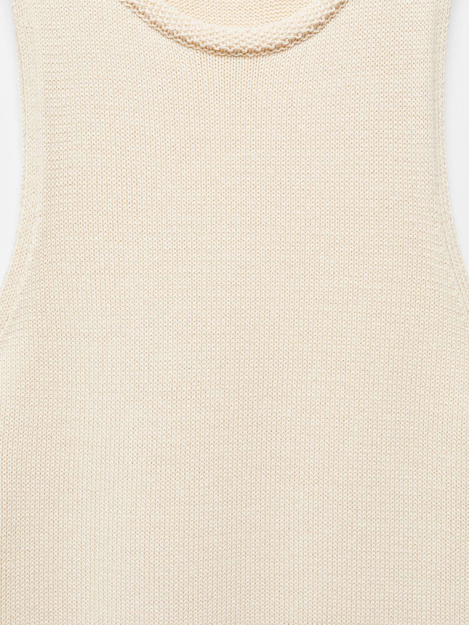 Buy Mango Eliot Knit Midi Dress, Light Beige Online at johnlewis.com