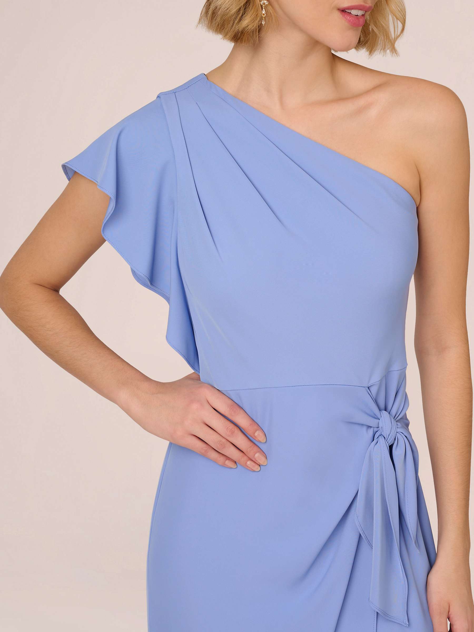 Buy Adrianna Papell One Shoulder Maxi Dress, Peri Cruise Online at johnlewis.com