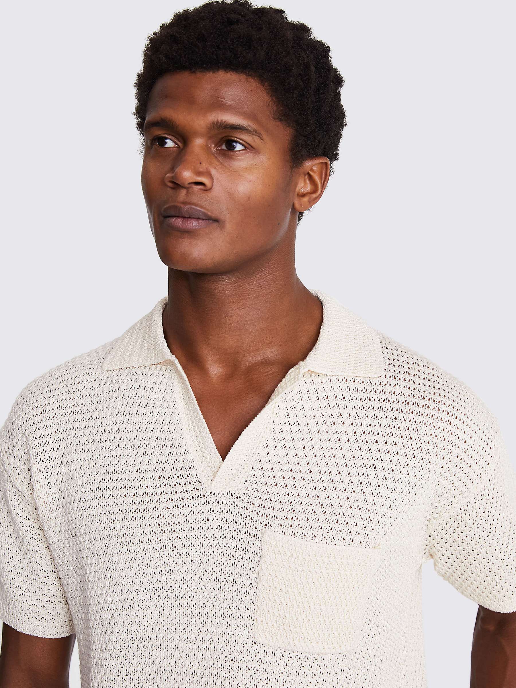 Buy Moss Knitted Polo Top Online at johnlewis.com