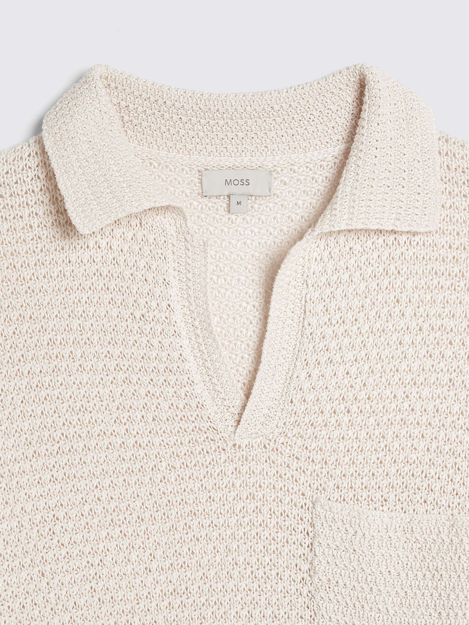 Buy Moss Knitted Polo Top Online at johnlewis.com