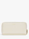 Radley Sail Away Leather Large Zip-Around Purse, Chalk