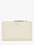 Radley Sail Away Leather Medium Purse, Chalk