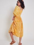 Monsoon Sunny Artisan Dress, Orange