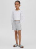 Reiss Kids' Dani Linen Shorts, Blue