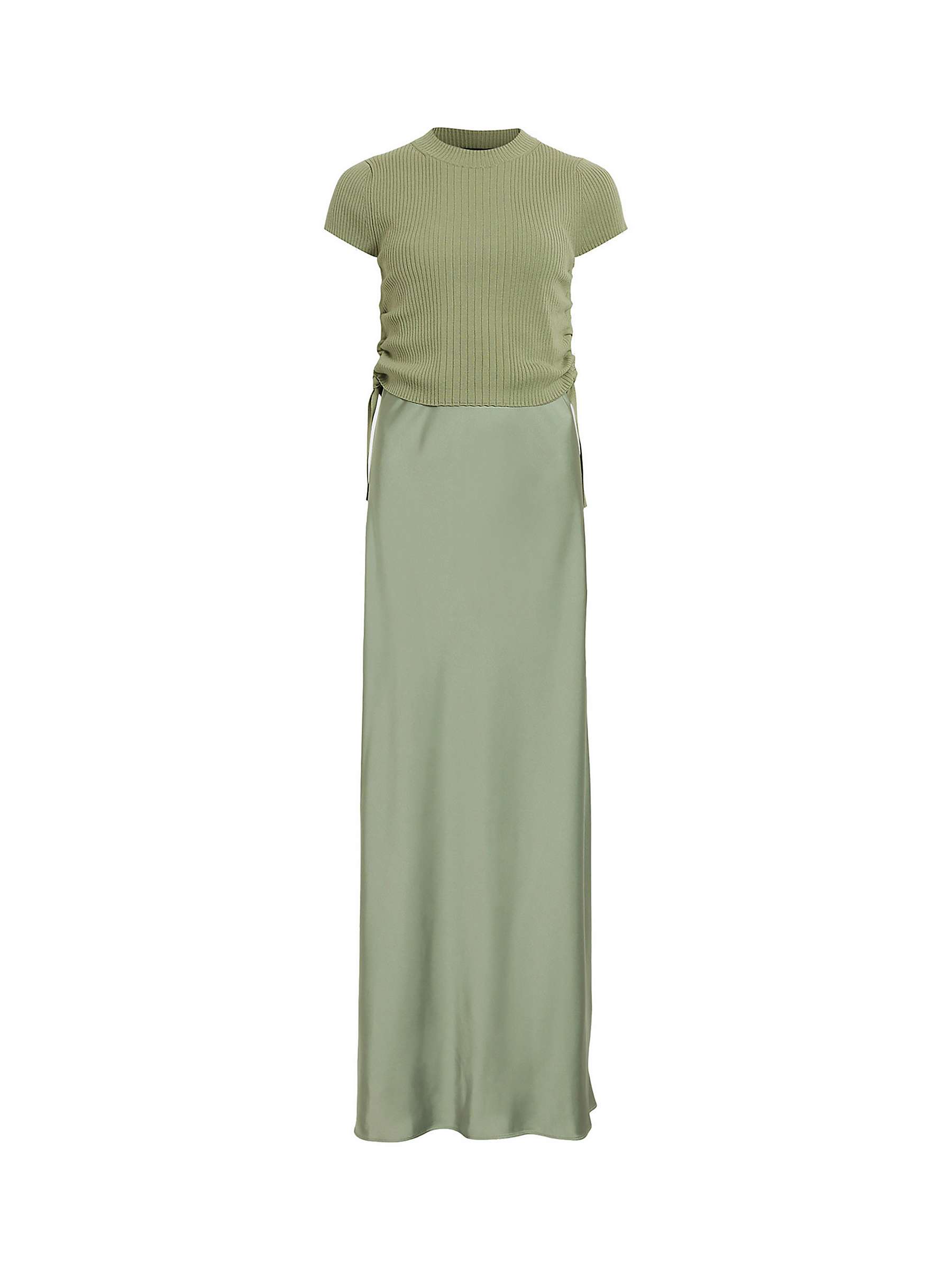 Buy AllSaints Hayes 2-in-1 Maxi Slip Dress Online at johnlewis.com