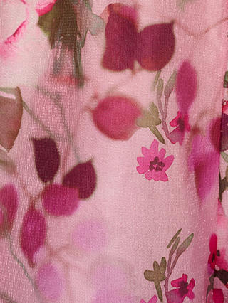 Adrianna Papell Floral Sleeveless Jumpsuit, Pink/Multi