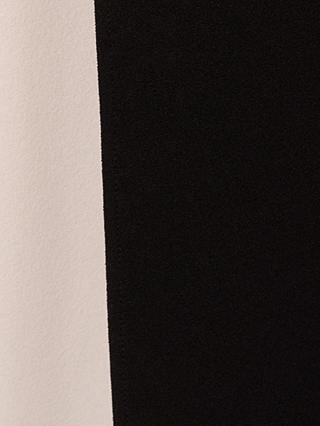 Adrianna Papell Colour Block Overlay Jumpsuit, Black/Ivory