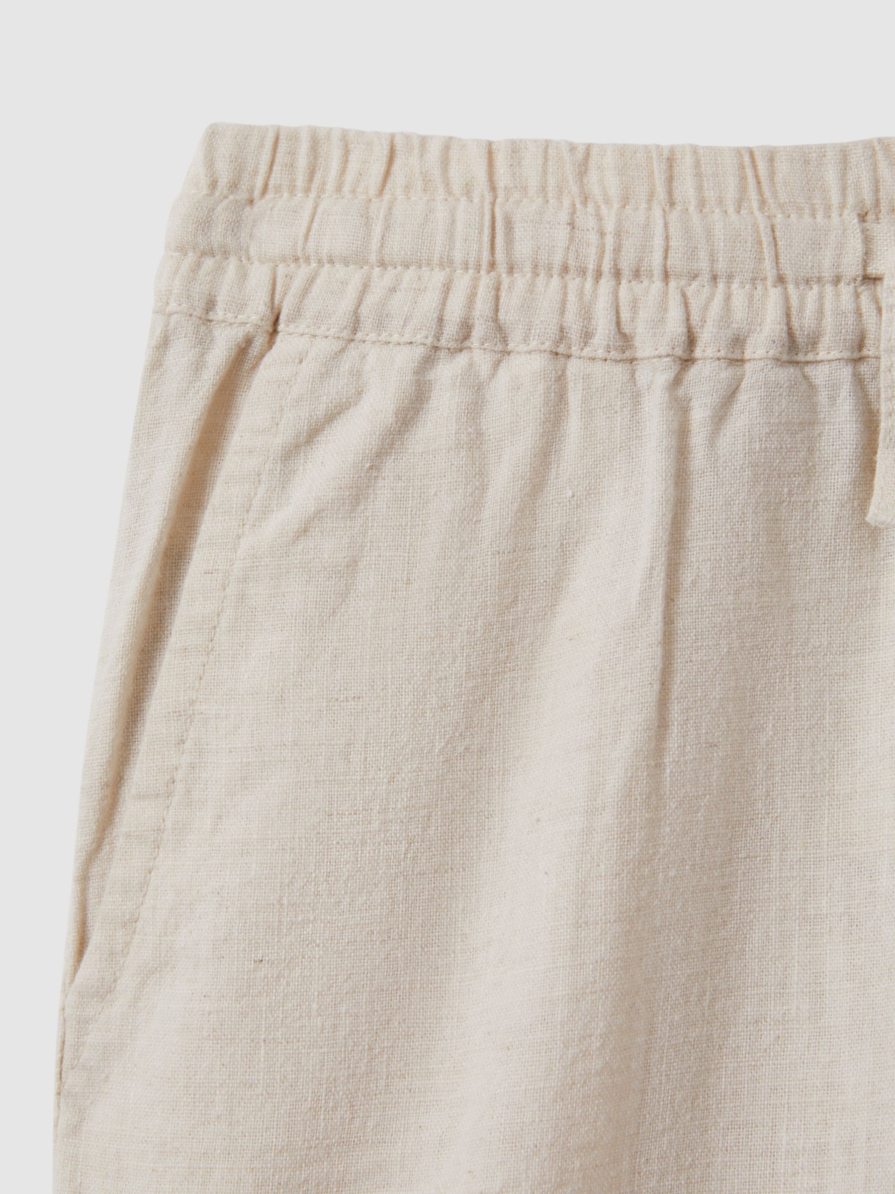 Buy Reiss Kids' Wilfred Linen Stretch Waist Trousers Online at johnlewis.com