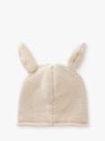 Benetton Baby Tricot Bunny Face Knit Hat, Light Powder