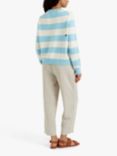 Chinti & Parker Sunshine State of Mind Alpaca Blend Jumper, Cream/Blue