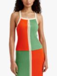 Chinti & Parker Riveria Top, Green/Orange