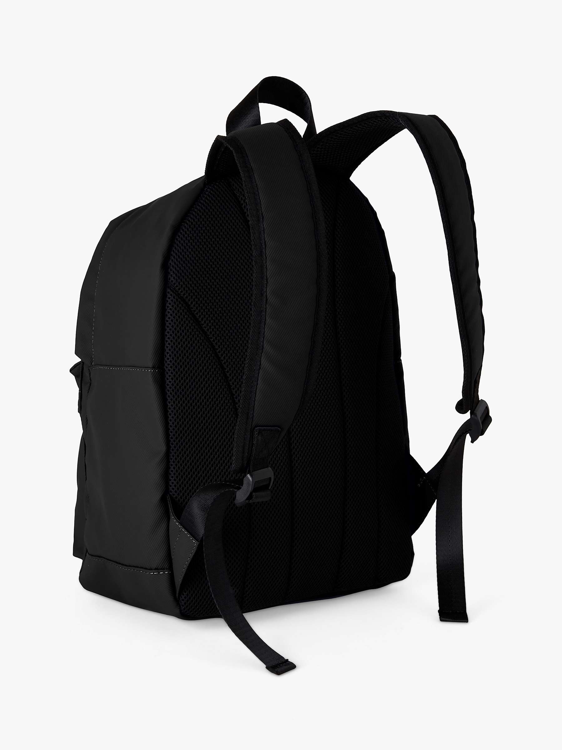Buy Benetton Kids' Logo Backpack, Black Online at johnlewis.com