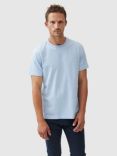 Rodd & Gunn Fairfield Cotton Linen Slim Fit T-Shirt, Sky