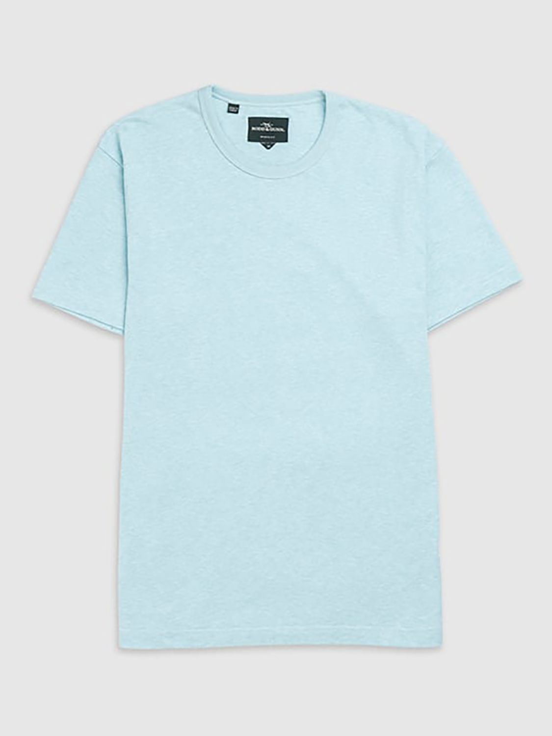 Rodd & Gunn Fairfield Cotton Linen Slim Fit T-Shirt, Mint, XS