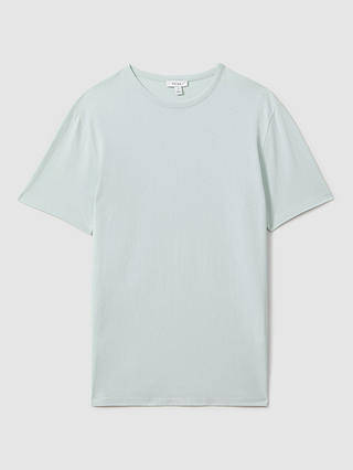 Reiss Melrose Cotton Crew Neck T-Shirt, Mint
