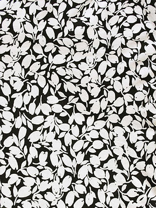 Live Unlimited Curve Floral Jersey Blouse, Black/White