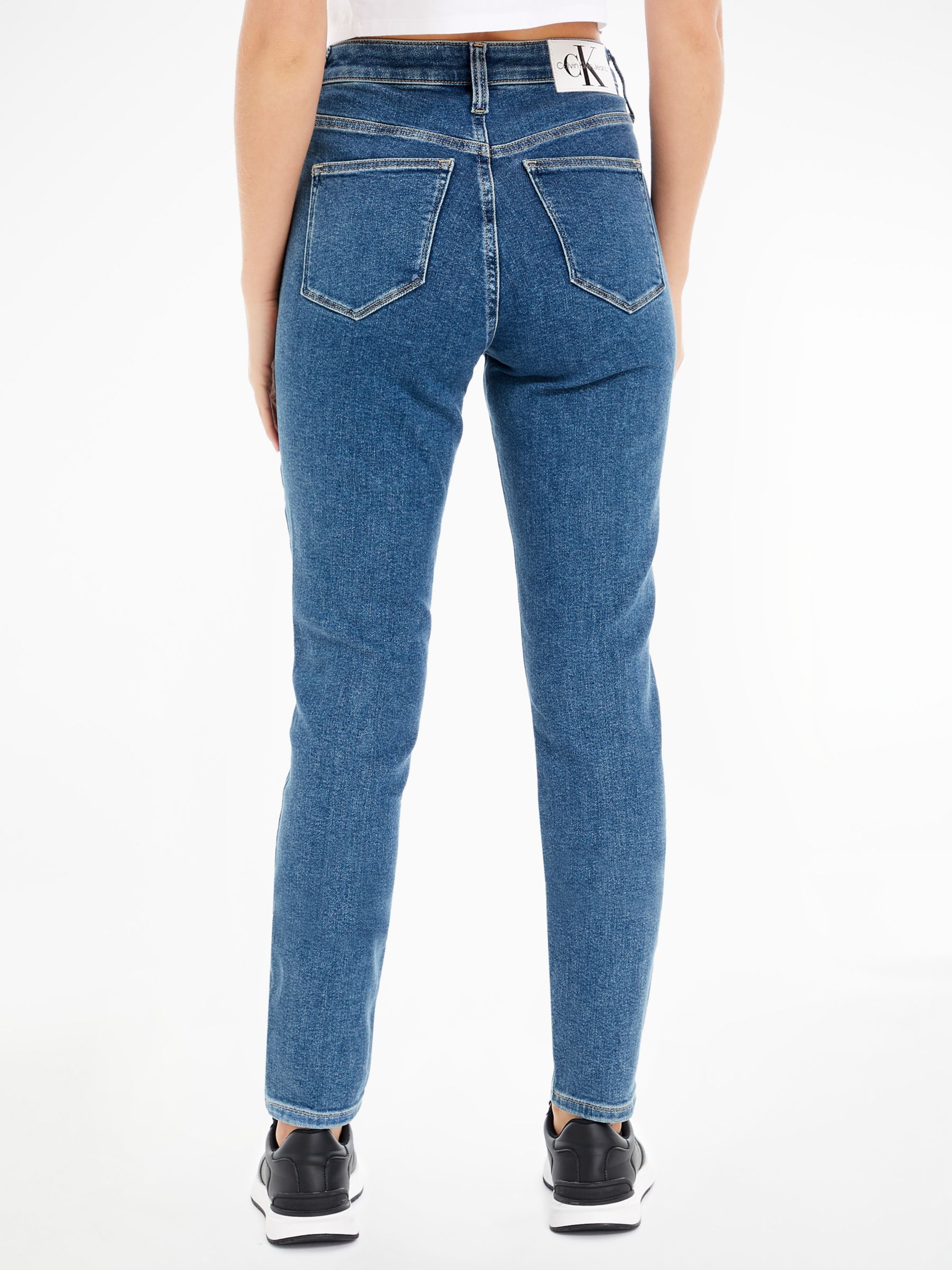 Calvin Klein High Rise Skinny Jeans, Medium Blue, 24S