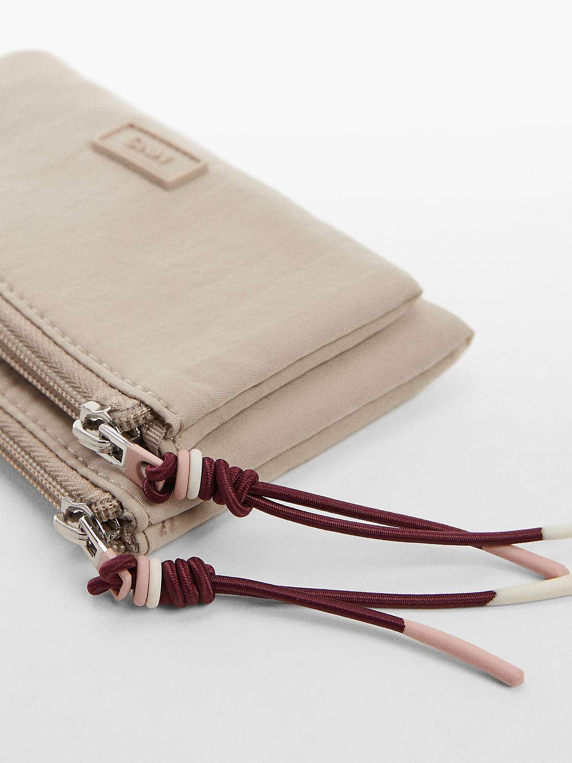 Buy Mango Sito Coin Purse, Natural White Online at johnlewis.com