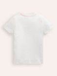Mini Boden Kids' Ocean Zones Print T-Shirt, Ivory Sea Life