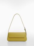 Mango Simple Shoulder Bag, Bright Yellow