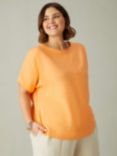 Live Unlimited Curve Linen Mix Round Neck Top