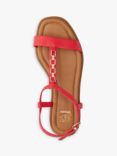 Dune Lottys Leather T-Bar Sandals