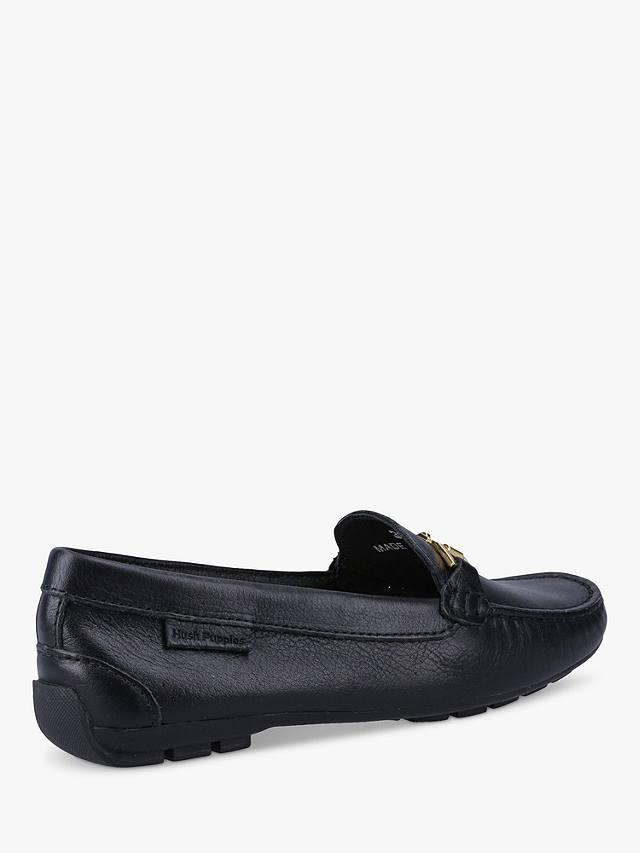 Hush Puppies Eleanor Leather Loafers, Black