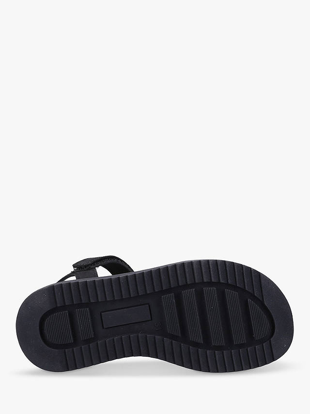 Hush Puppies Kids' Mini Cassie Leather Sandals, Black