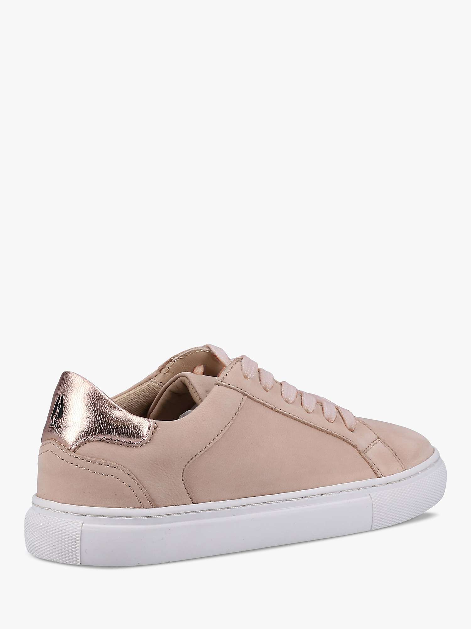 Buy Hush Puppies Kids' Mini Camille Leather Trainers Online at johnlewis.com