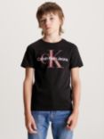 Calvin Klein Kids' Cotton Monogram Logo T-Shirt