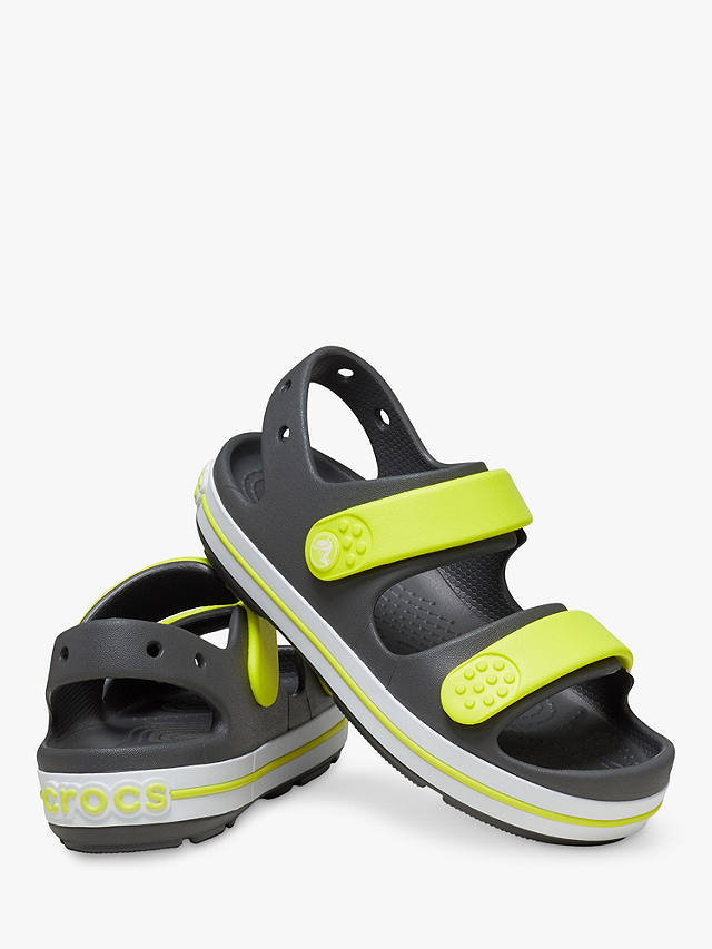 Crocs Kids' Crocband Play Sandals, Grey