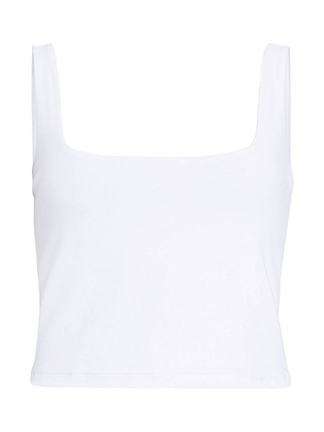 AllSaints Anie Cropped Vest Top, White