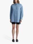 James Lakeland Denim Oversized Shirt, Light Blue