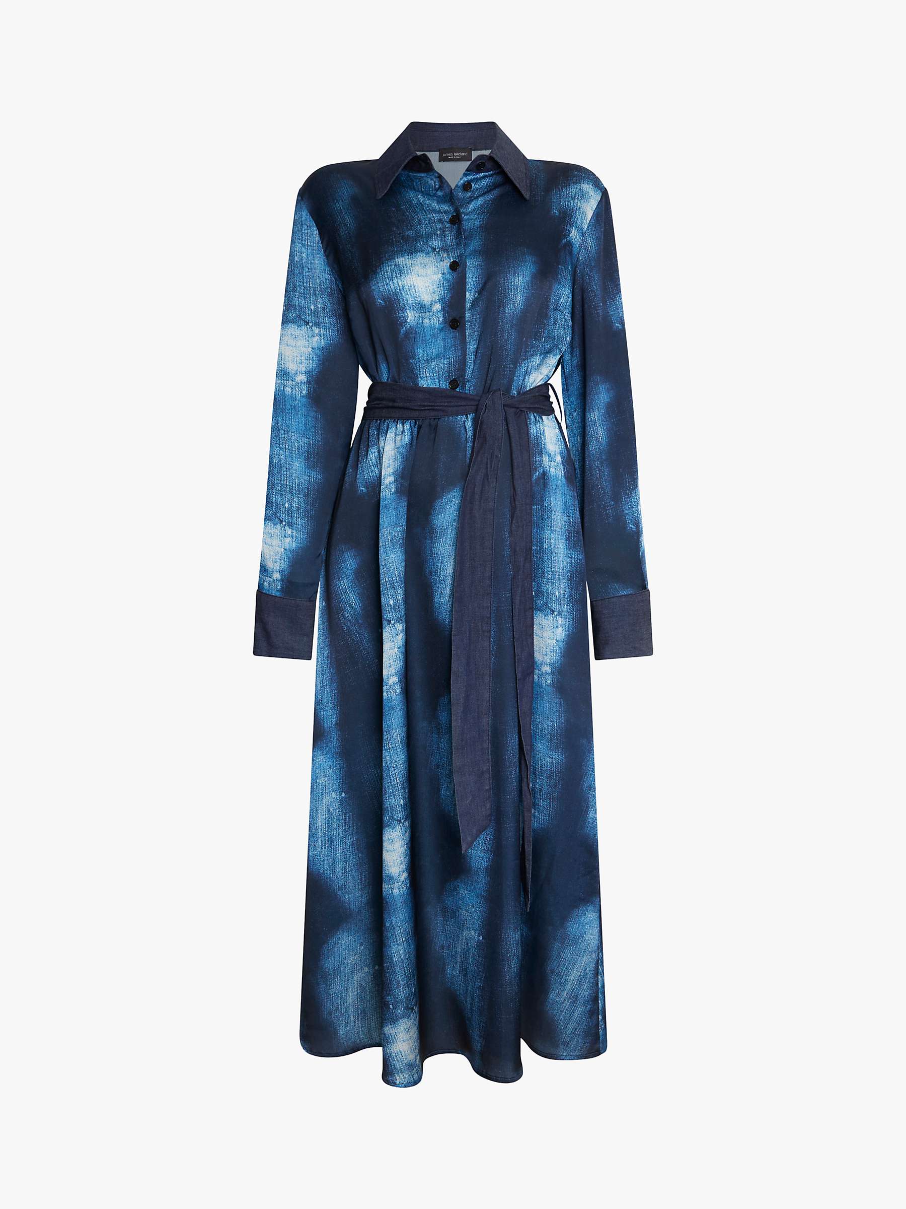 Buy James Lakeland Denim Print Midi Dress, Blue Online at johnlewis.com