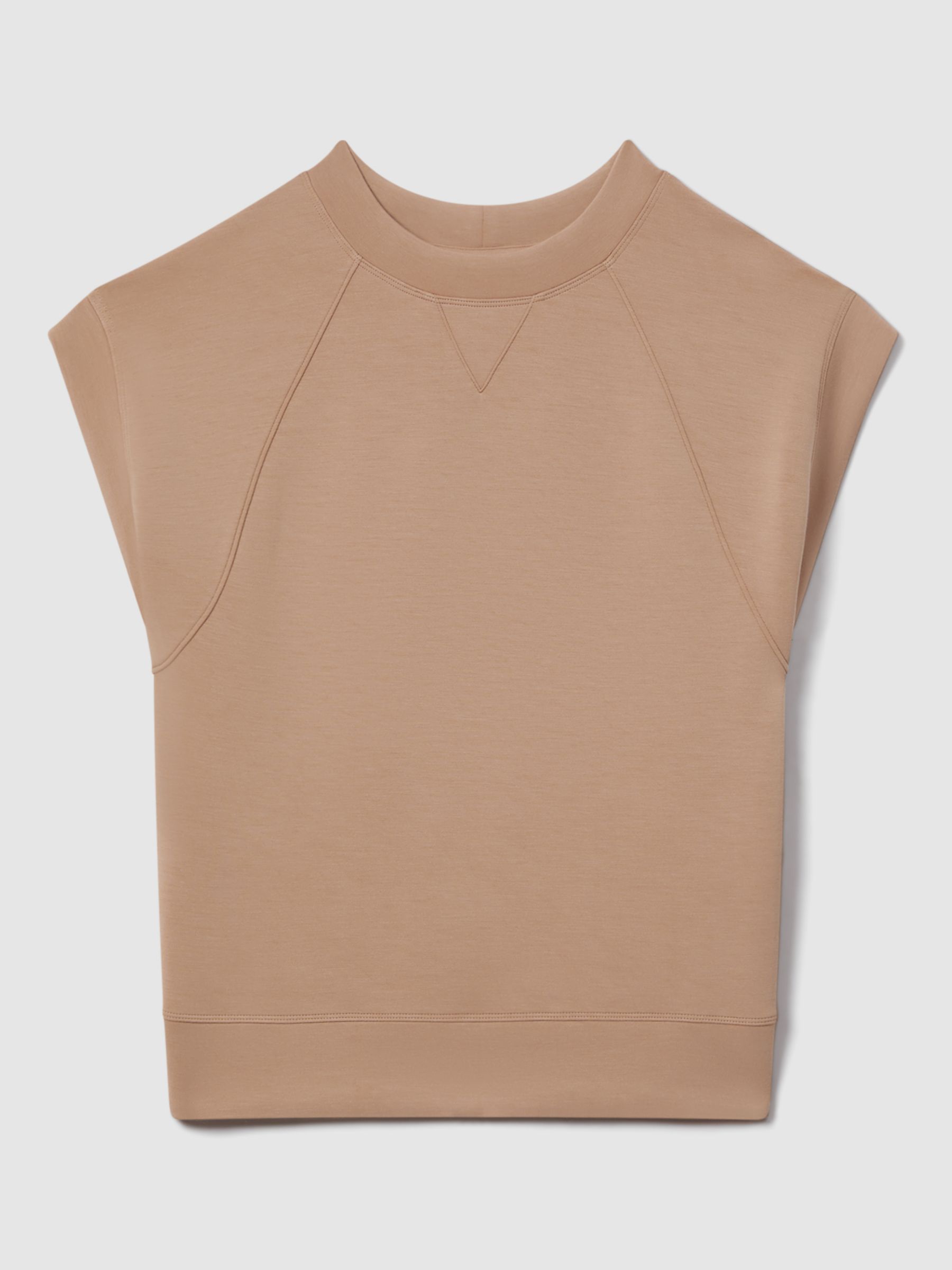 Buy Reiss Joanna Cap Sleeve Sweatshirt Top Online at johnlewis.com