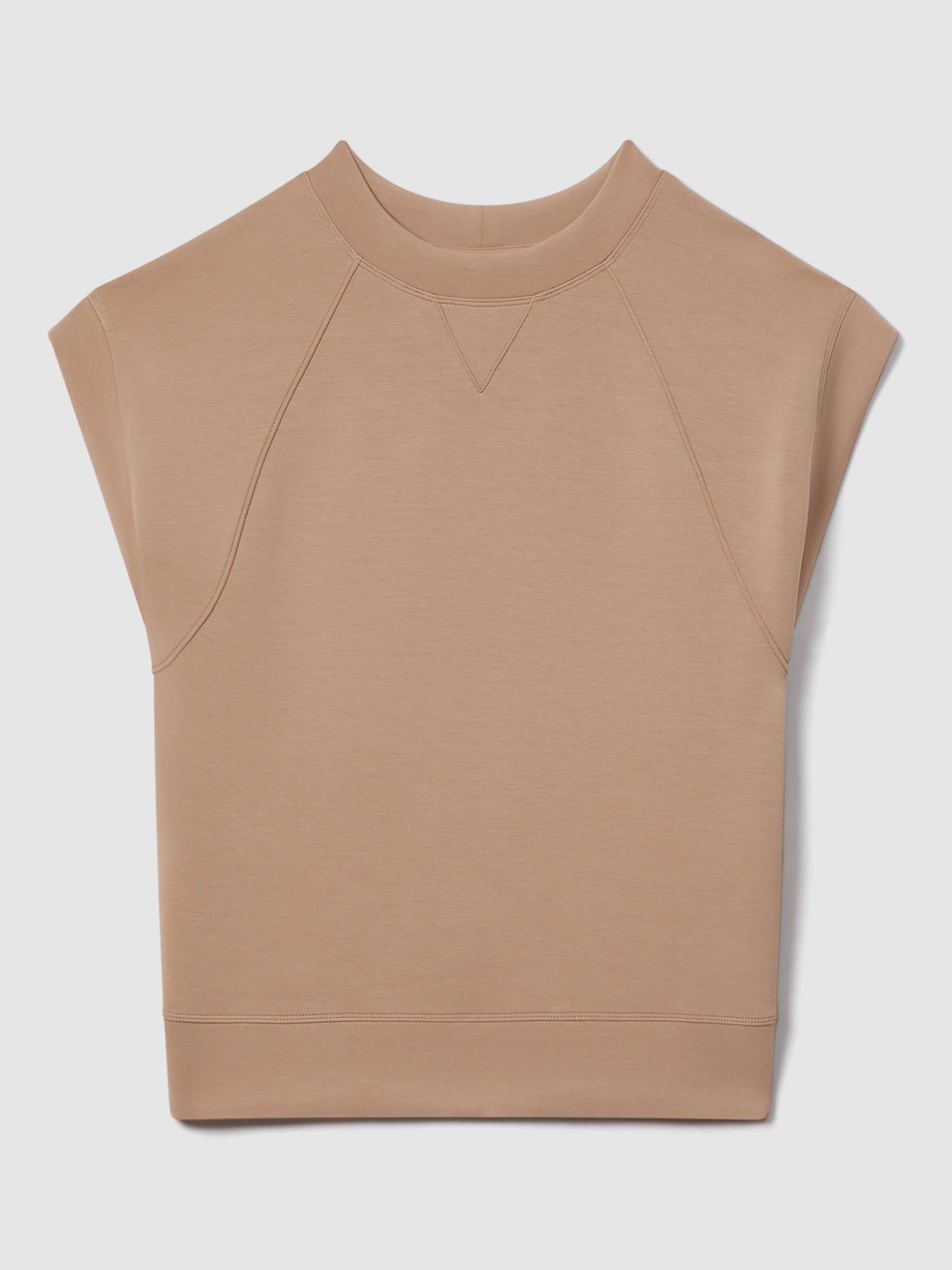 Buy Reiss Joanna Cap Sleeve Sweatshirt Top Online at johnlewis.com