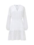 Great Plains Crete Embroidered Mini Dress, Bright White