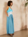 Great Plains Mykonos Colour Block Midi Dress, Multi