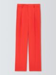 Good American Luxe Column Suit Trousers, Red, Red