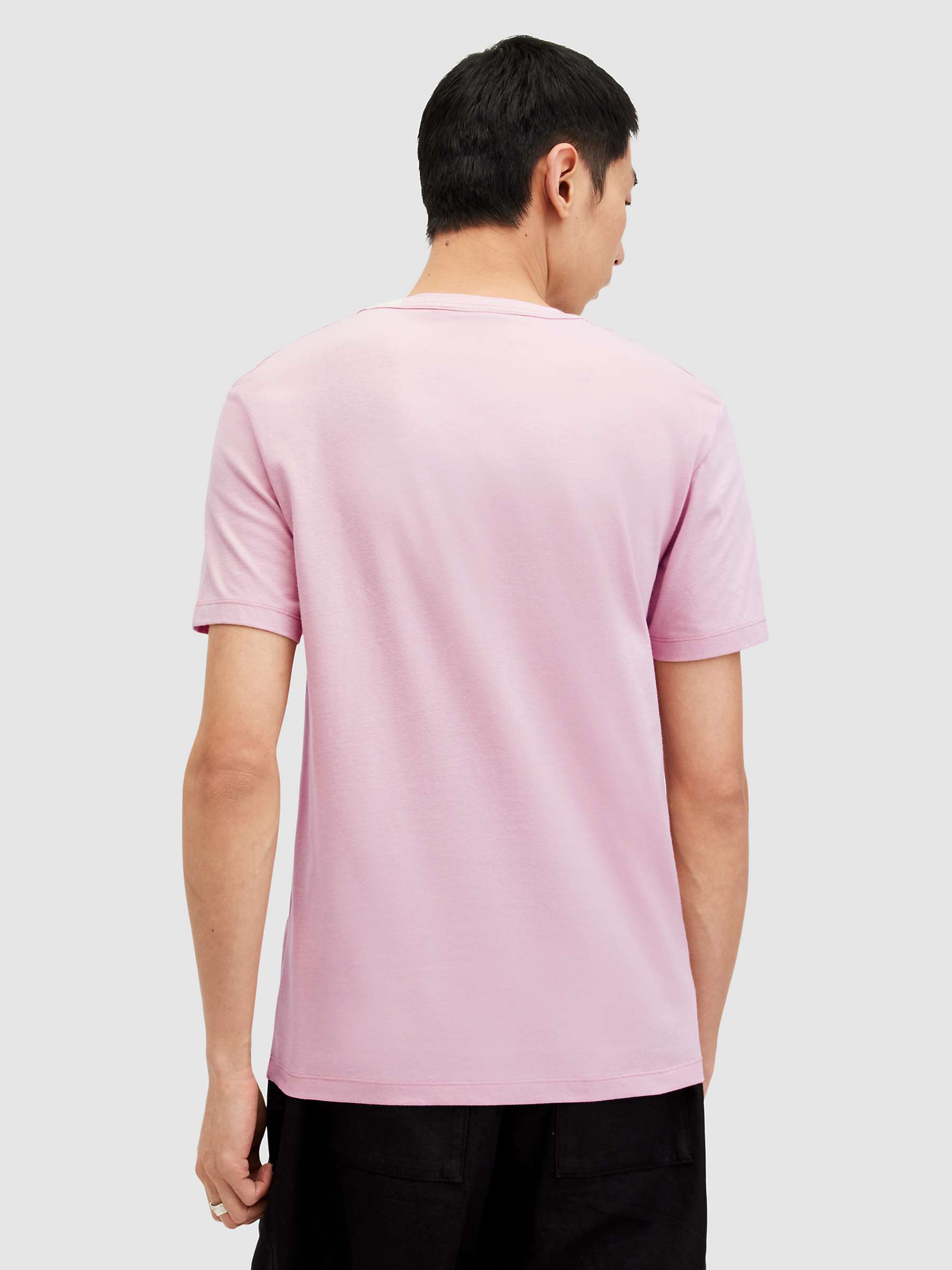 Buy AllSaints Brace Contrast Organic Cotton Short Sleeve T-Shirt Online at johnlewis.com
