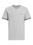 AllSaints Harris Short Sleeve Crew T-Shirt, Grey
