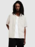 AllSaints Audley Short Sleeve Shirt, Bailey Taupe