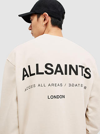 AllSaints Access Crew Jumper, Bailey Taupe