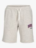 Jack & Jones Kids' Bradley Brooklyn Drawstring Shorts, White Melange